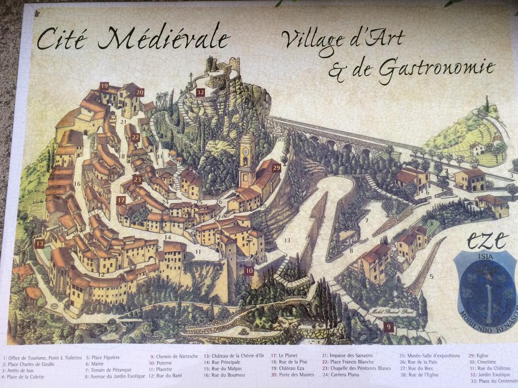 Eze Monaco Middle Of Old Town Of Eze Vieux Village Romantic Hideaway With Spectacular Sea View 外观 照片
